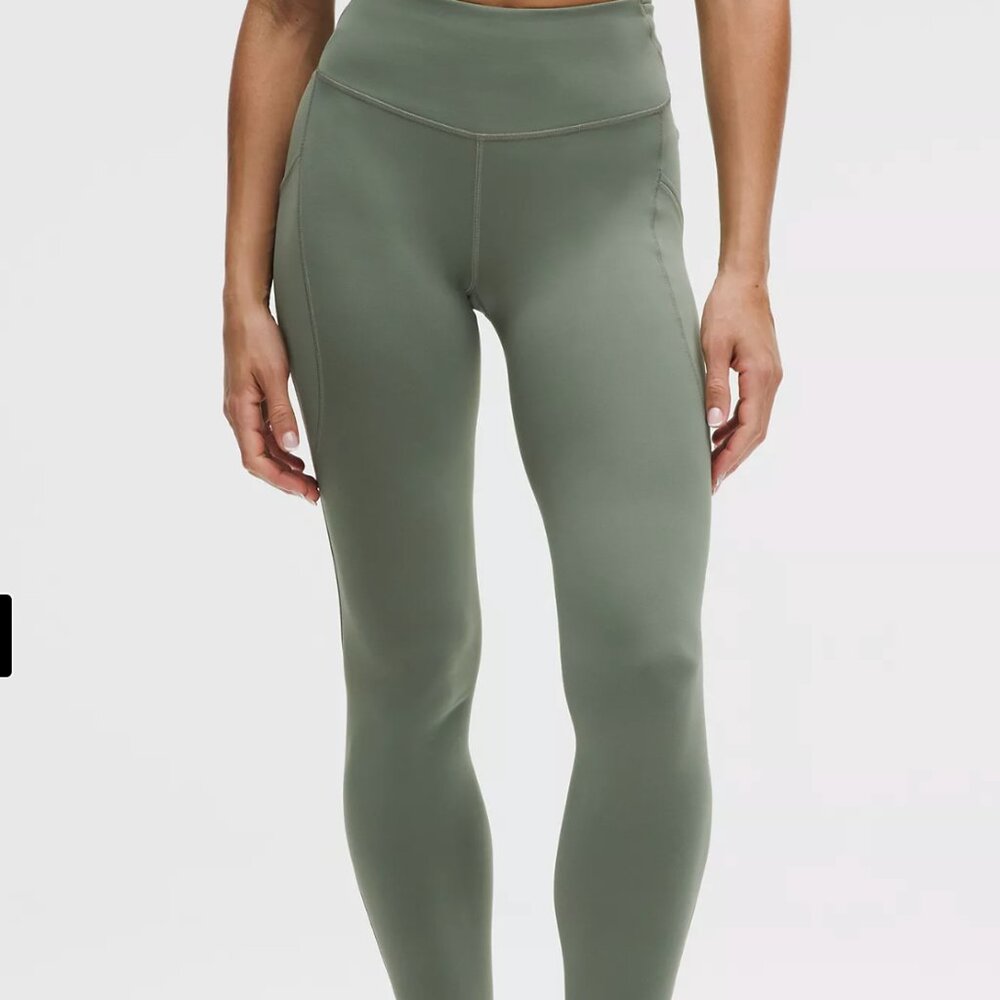 LIKE NEW Fast and Free High-Rise Thermal Tight 28" 5 Pocket SZ 6